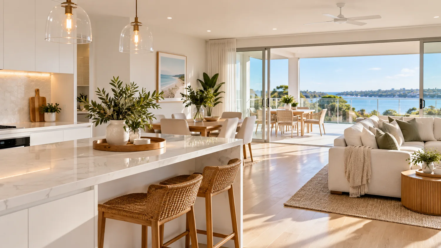 Spotless bright contemporary kitchen